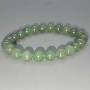2/$15 Green Jade Spiritual Gemstone Bracelet